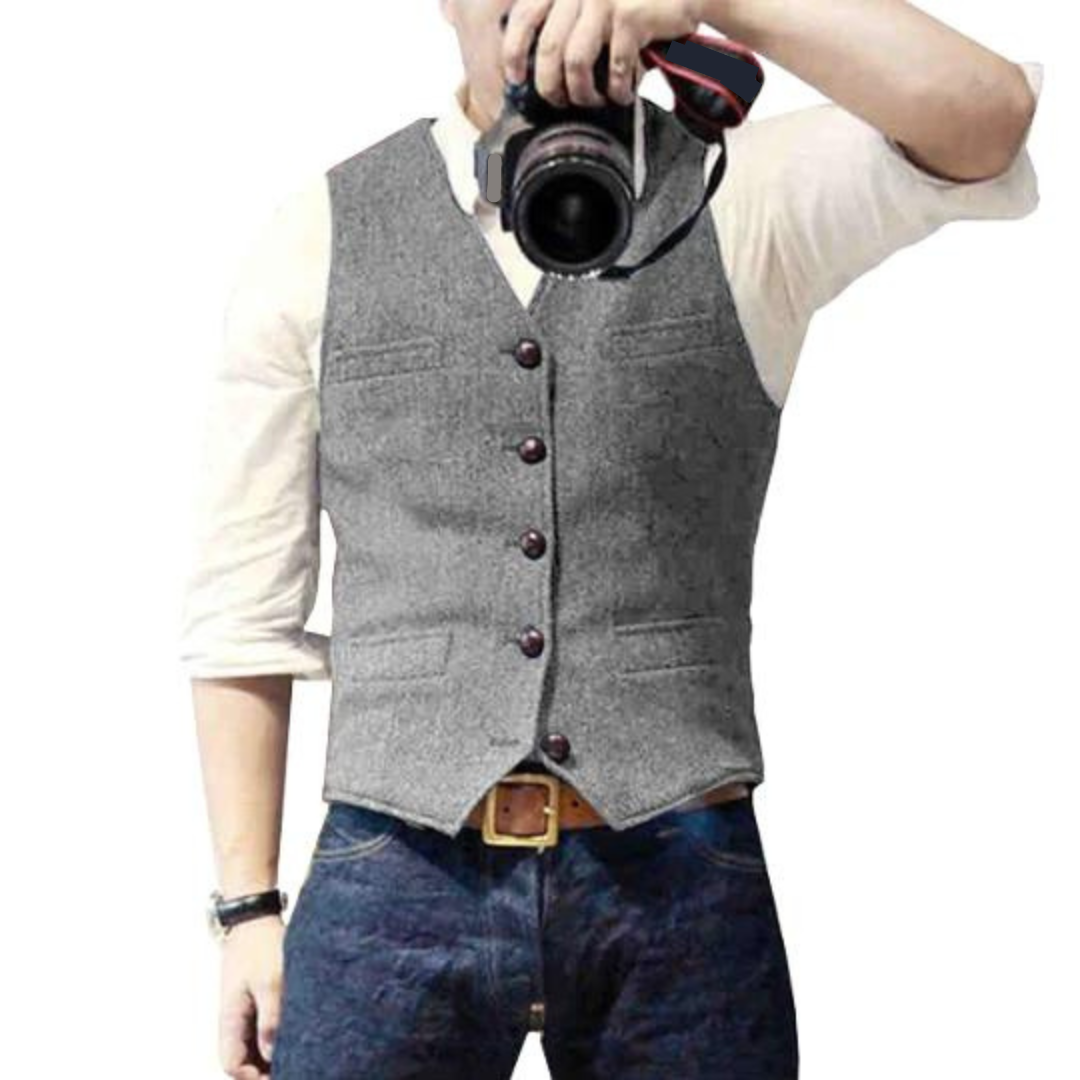 Liam™ – Elegant Men's Waistcoat