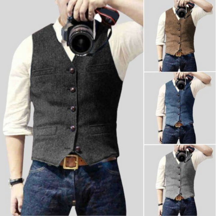 Liam™ – Elegant Men's Waistcoat