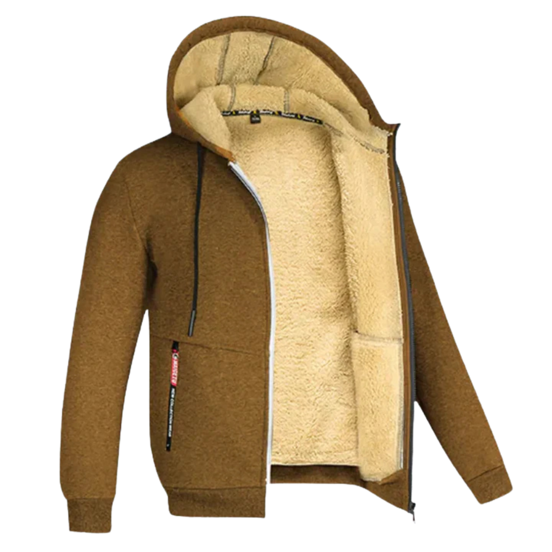 Arie | Men's Fleece Jacket with Hood