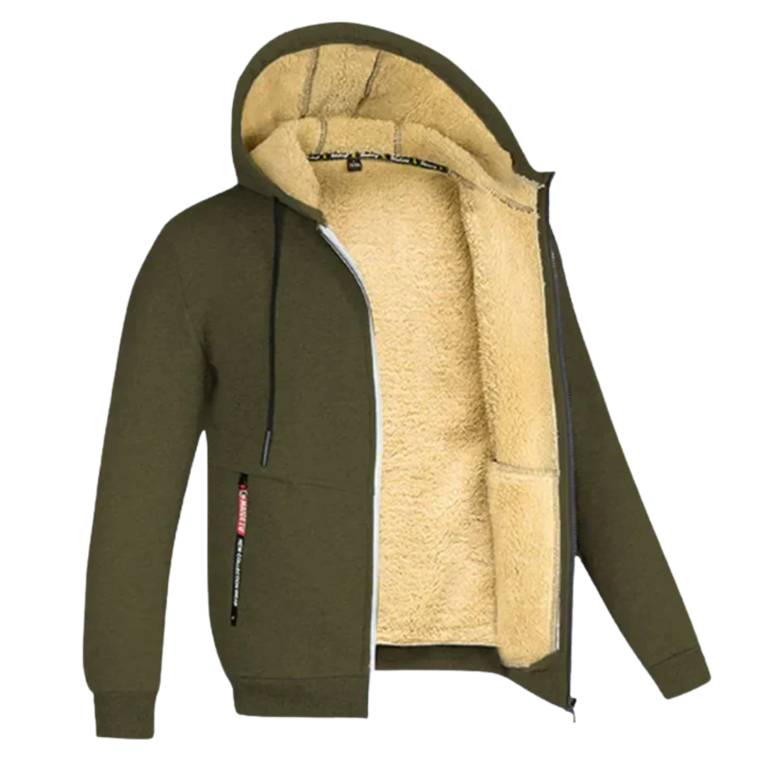 Arie | Men's Fleece Jacket with Hood