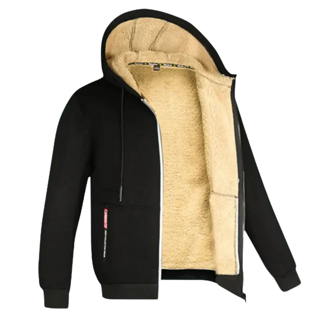 Arie | Men's Fleece Jacket with Hood