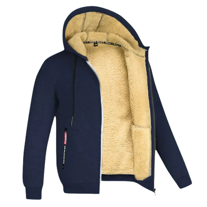 Arie | Men's Fleece Jacket with Hood