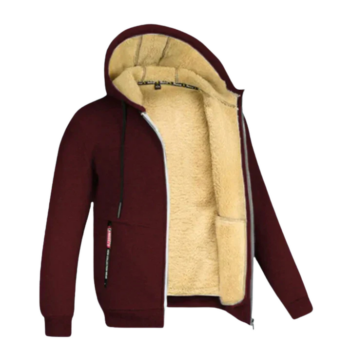 Arie | Men's Fleece Jacket with Hood