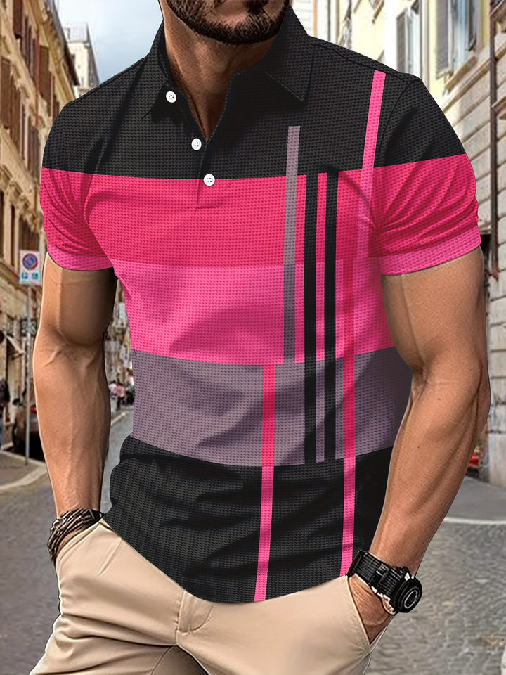 Ethan | Vibrant Stripe Polo