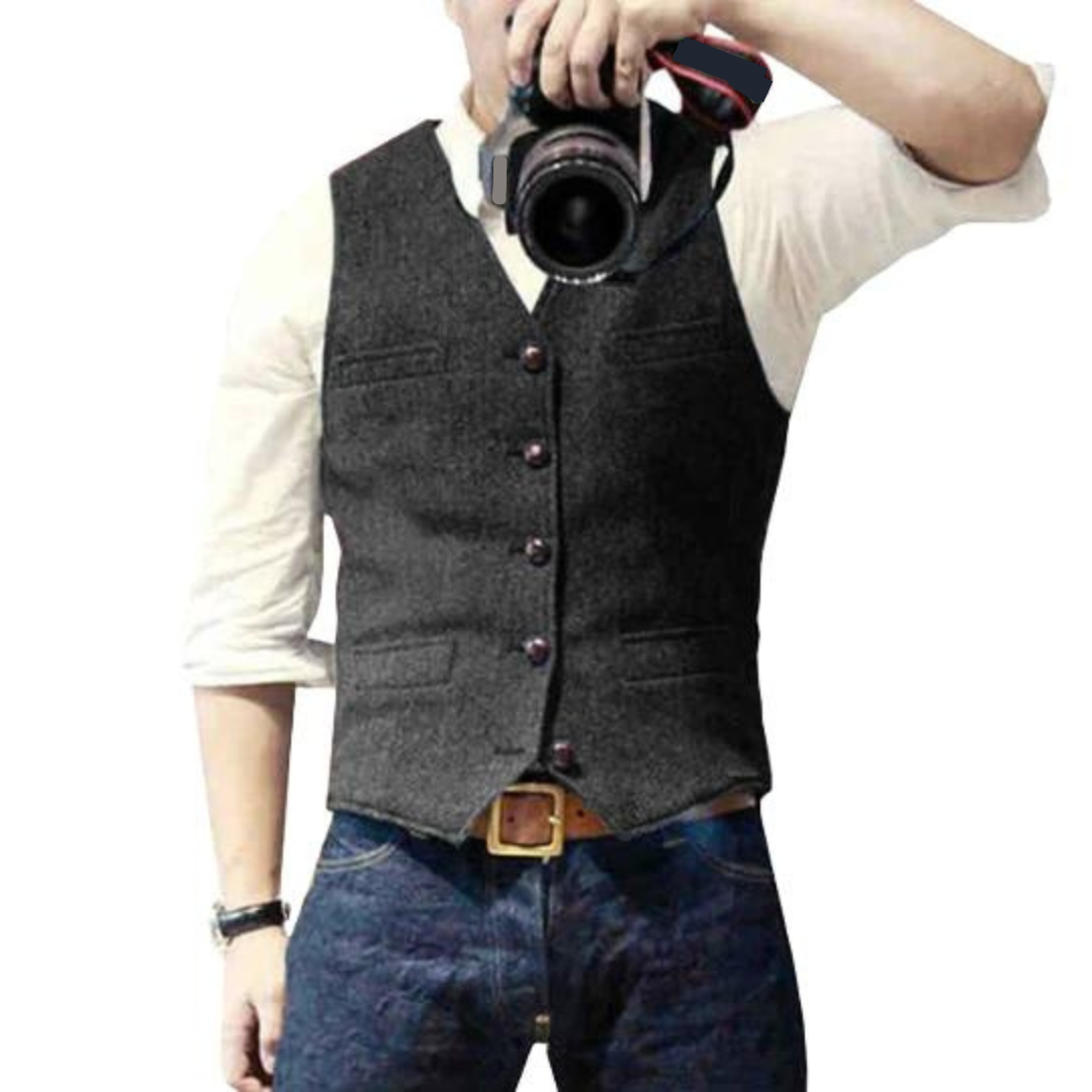 Liam™ – Elegant Men's Waistcoat