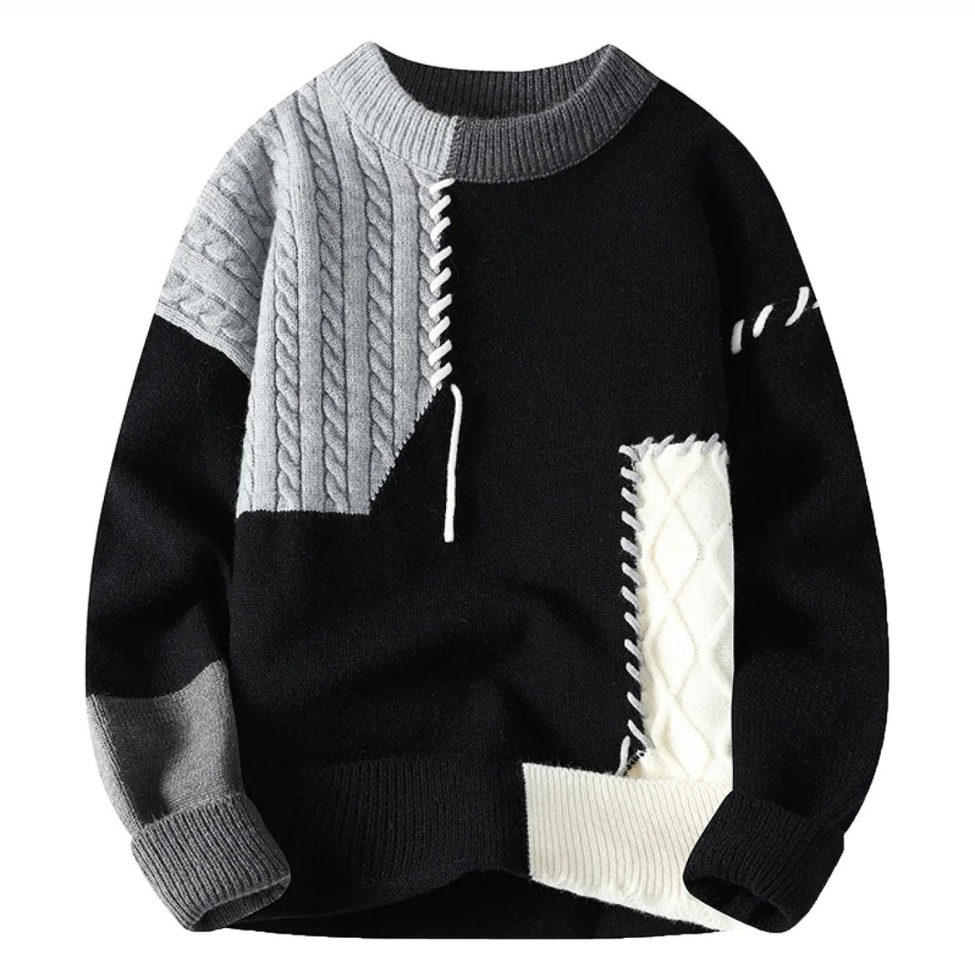 Ander | Cozy Patchwork Sweater