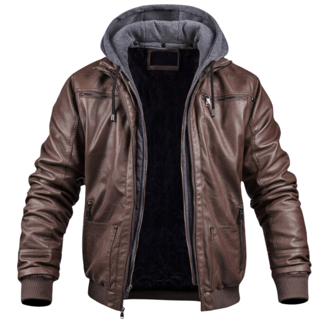 Dave | Leather Winter Jacket