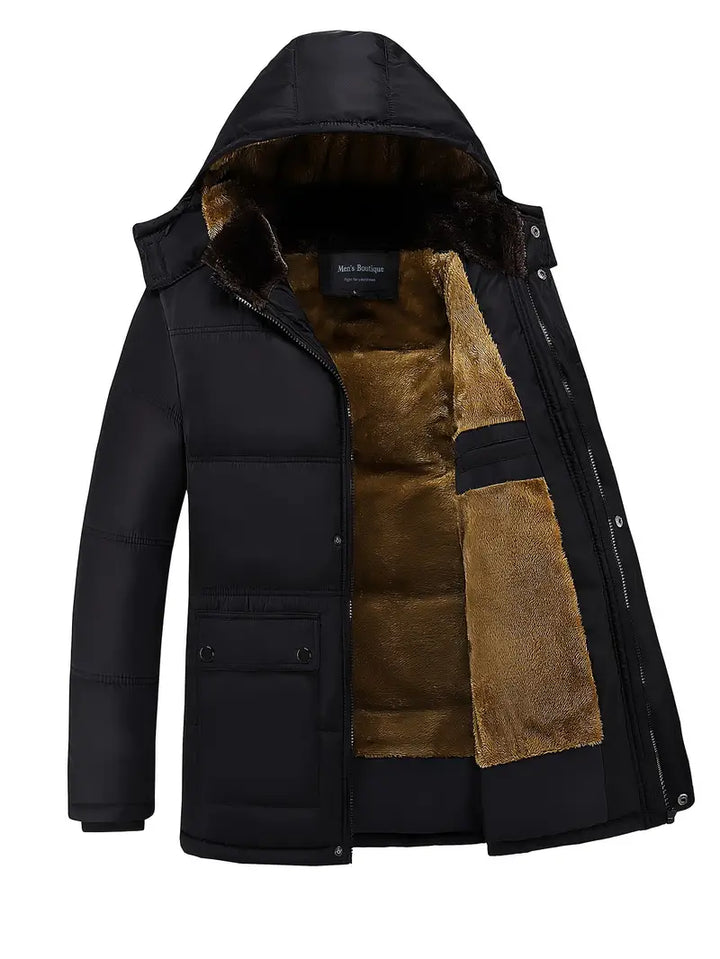 Didier | Men's Winter Coat with Fur Lining