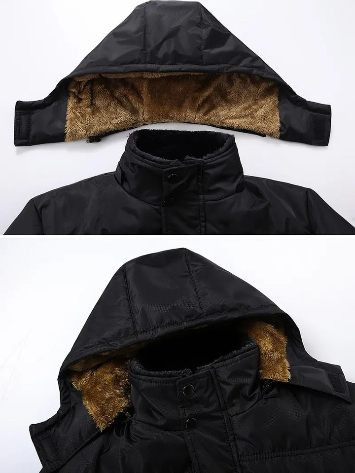 Didier | Men's Winter Coat with Fur Lining