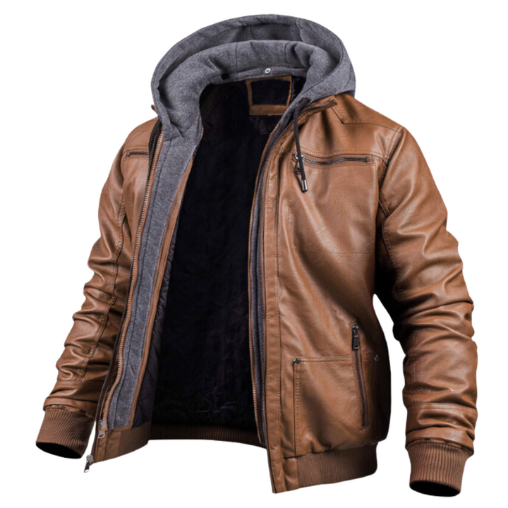 Dave | Leather Winter Jacket