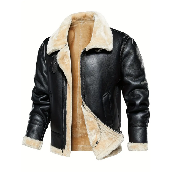 Adonis | Sherpa Aviator Jacket