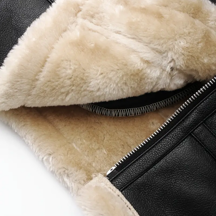 Adonis | Sherpa Aviator Jacket