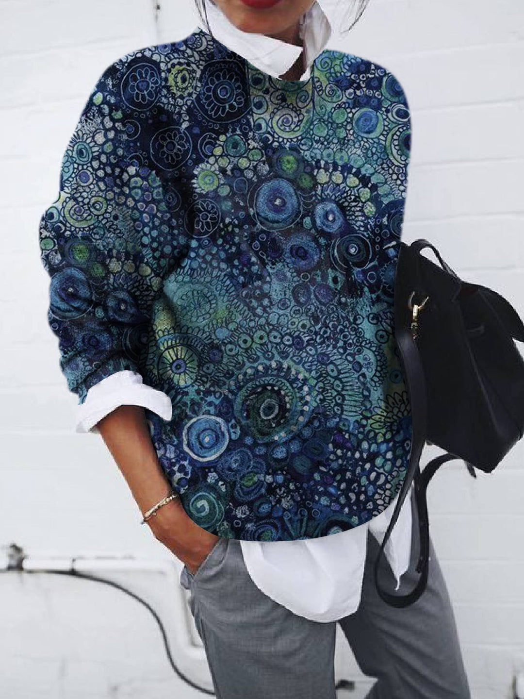 Zara | Artful Printed Sweater