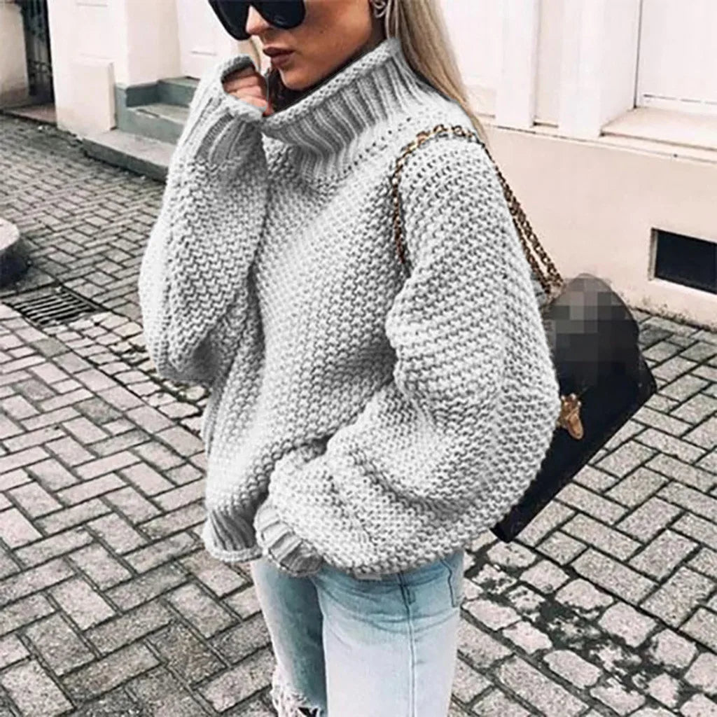 Esmee™ | Chunky Knit Turtleneck Sweater