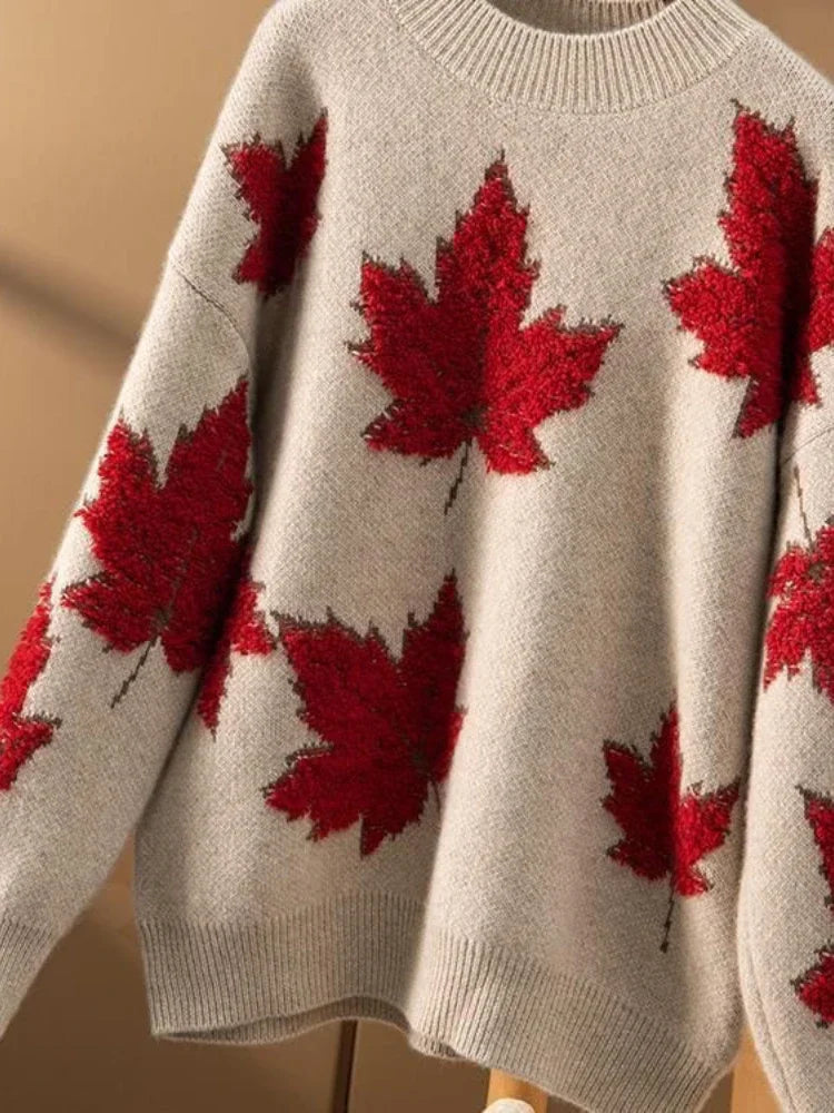 Autumn™ | Cozy Maple Leaf Sweater