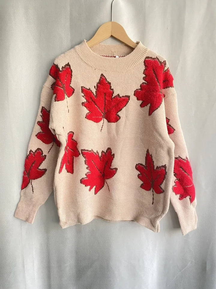 Autumn™ | Cozy Maple Leaf Sweater