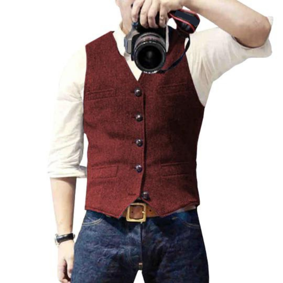 Liam™ – Elegant Men's Waistcoat