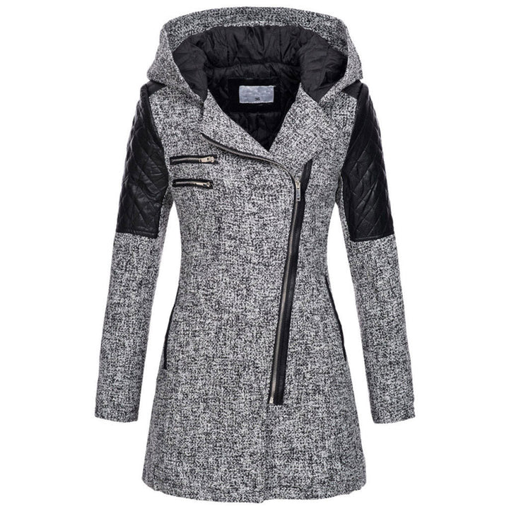 Zoë™ - Stylish Slanted Zipper Winter Jacket